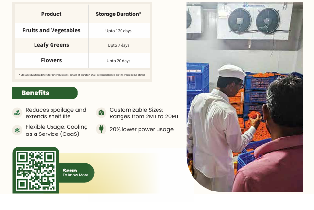 CoolCrop Solar Cold Storage