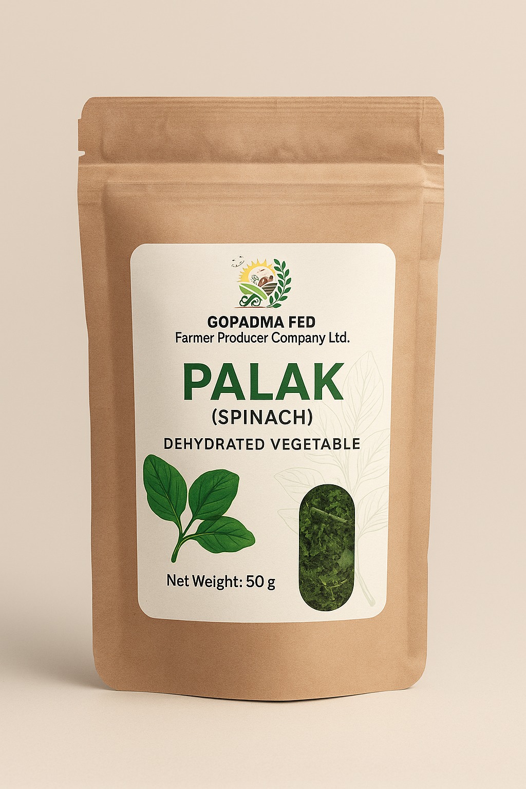 Palak Dehydrated Vegetable