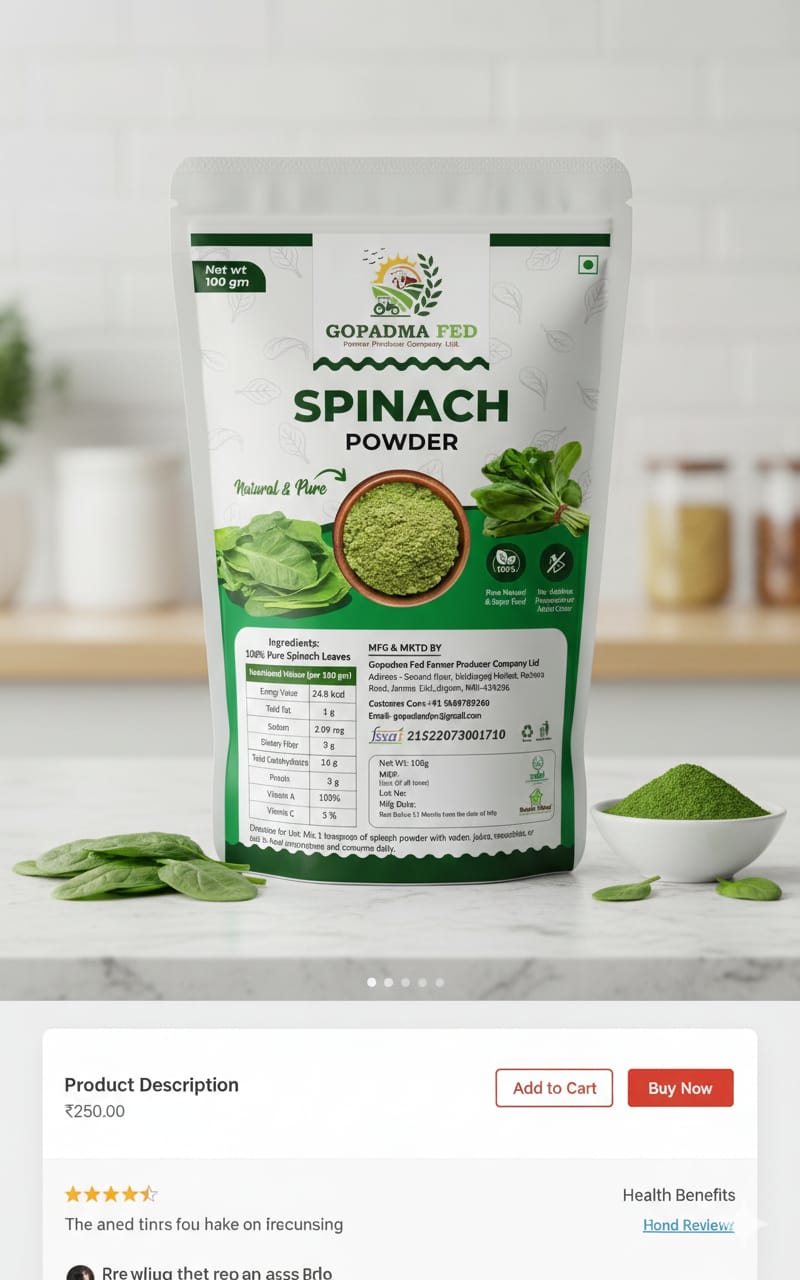Spinach Powder