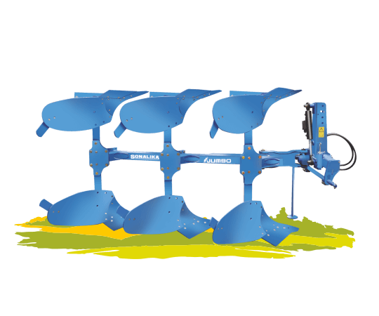 Jumbo Hydraulic Reversible MB Plough